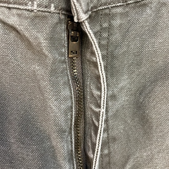 Wolverine Canvas Utility Work Pants Gray Straight Leg Heavy Carpenter Loop 34x30 - Picture 4 of 12